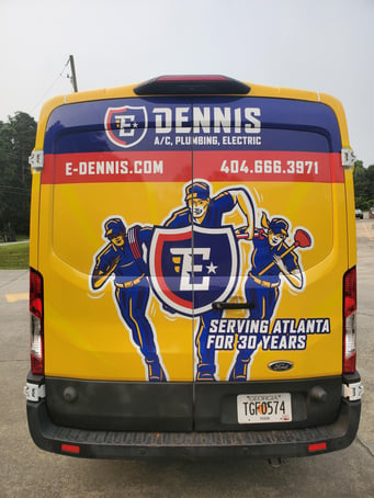 E Dennis Vehicle Graphics Wrap