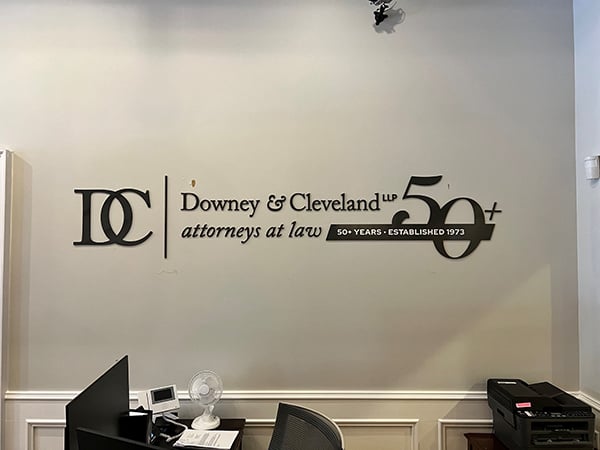 3-D Lobby Sign Attorney