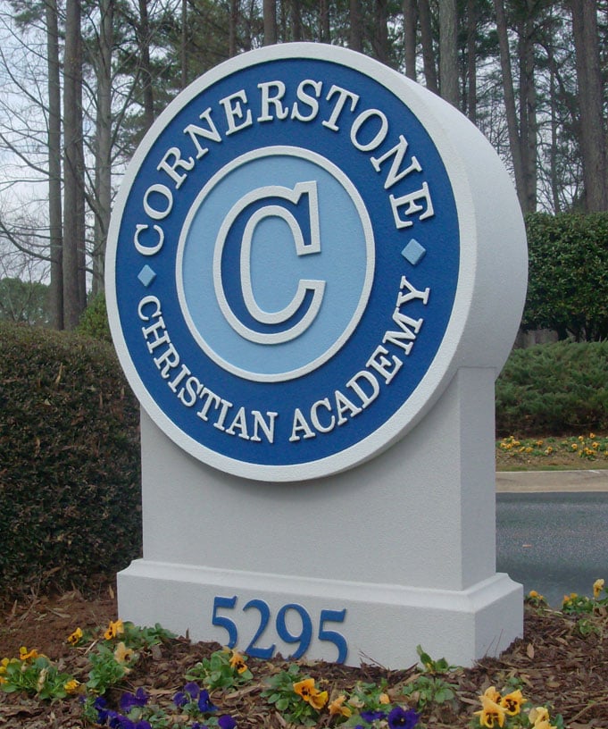 School Signs Monument