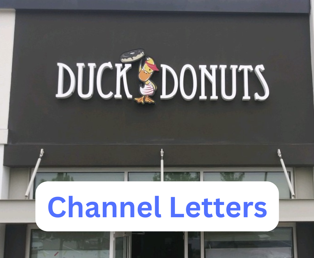 Channel Letters with text