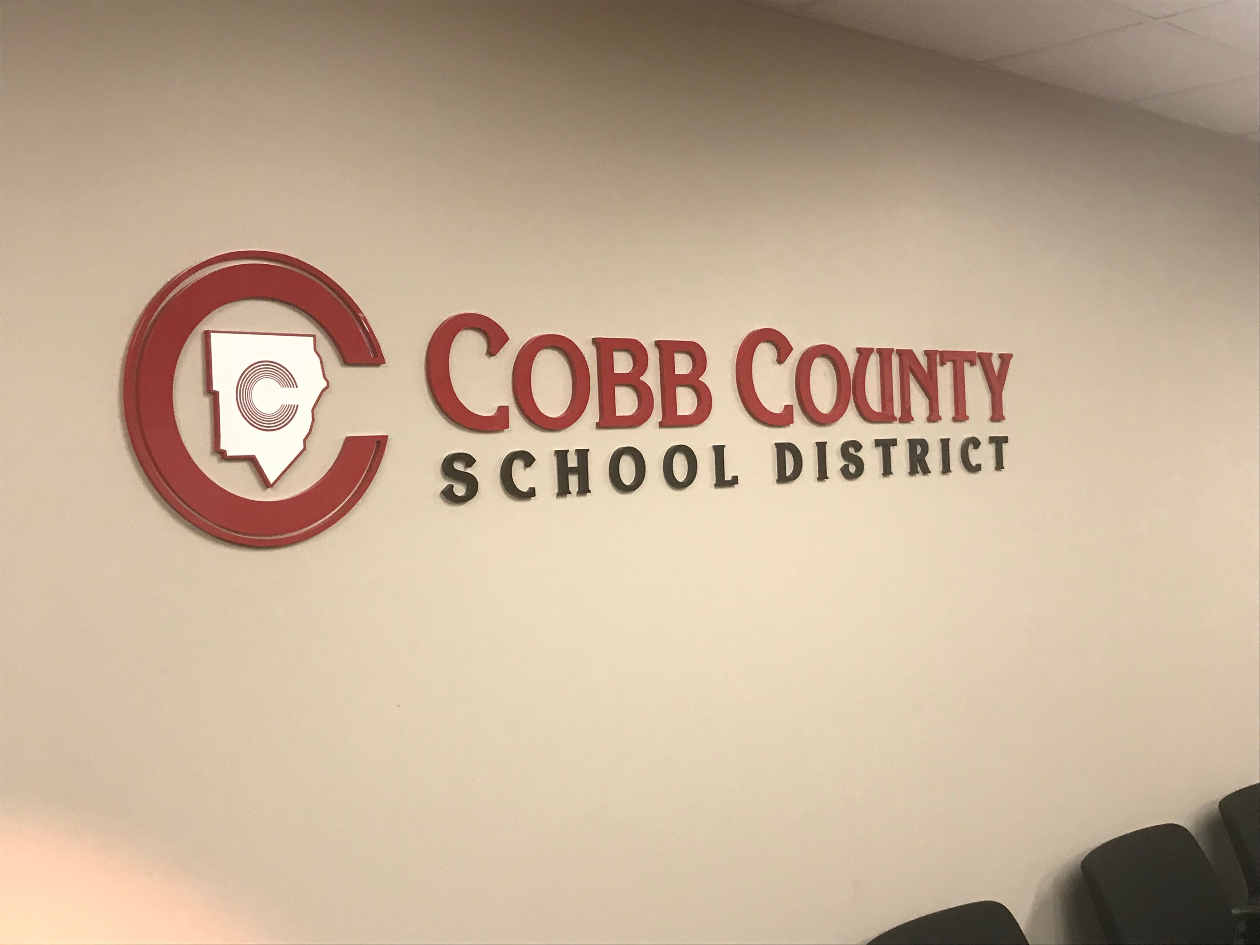 Cobb County School District - Dimensional Letters - Conference Room Sign (3)-jpg