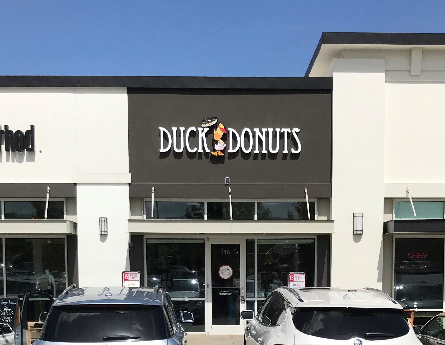 Duck Donuts - Channel Letter Sign
