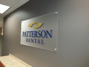 3-D Acrylic Standoff Sign