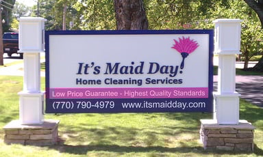 3-D Routed Business Sign