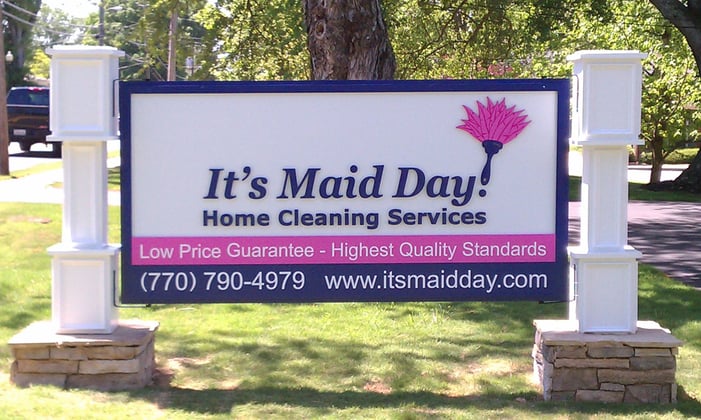 3-D Routed Business Sign