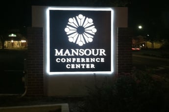 See Halo Illumination around Box Sign