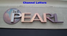 Reverse Lit Halo The Pearl Channel Letters