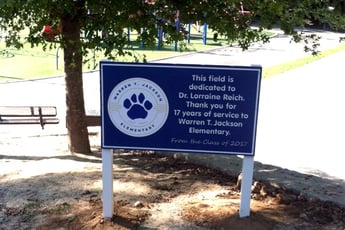 Field Sign for School