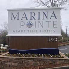 White Signs are Clean and Easy to Read