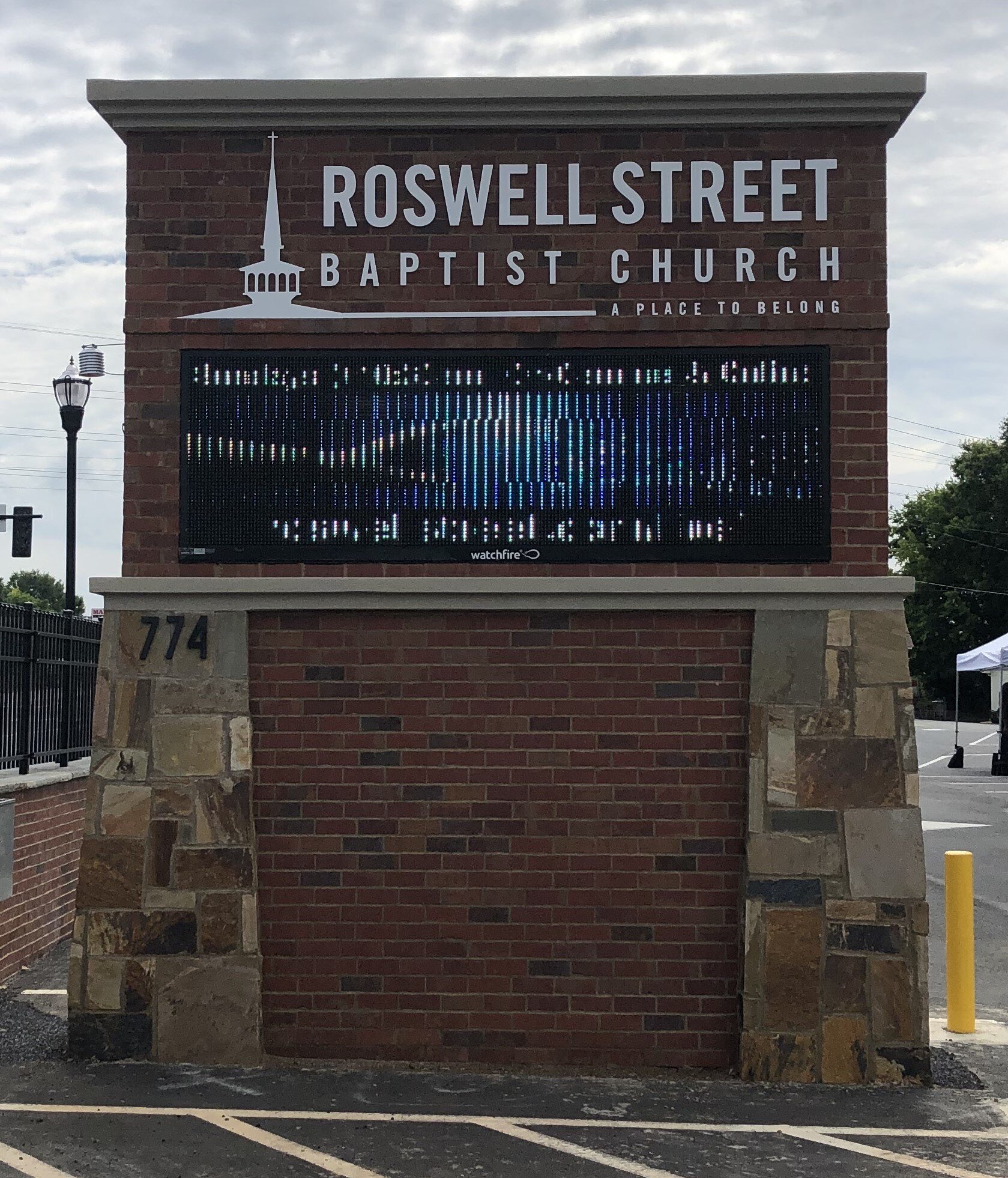 Roswell Street Baptist Church - EMC - Monument Sign