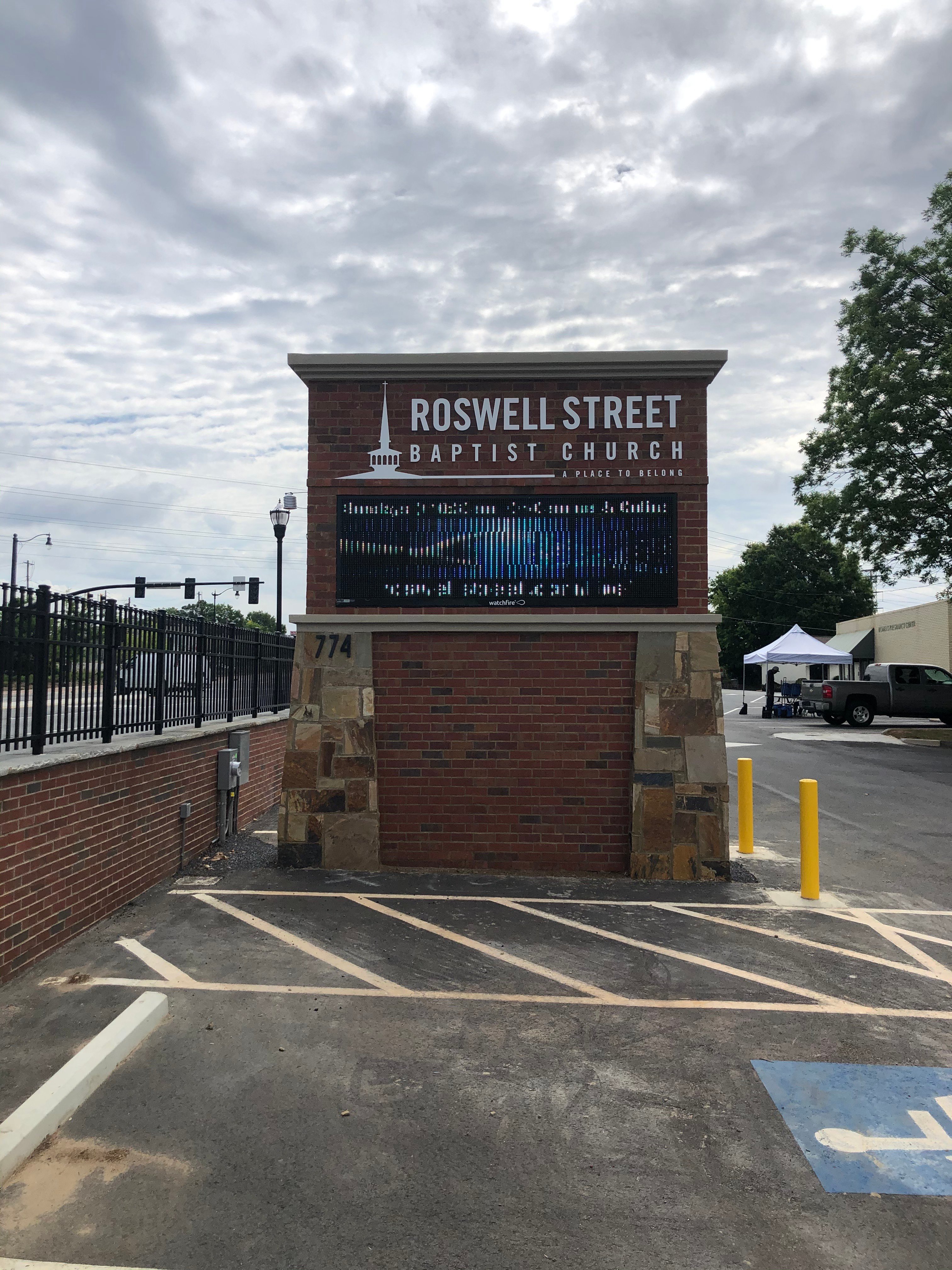 Roswell Street Baptist Church - EMC - Monument