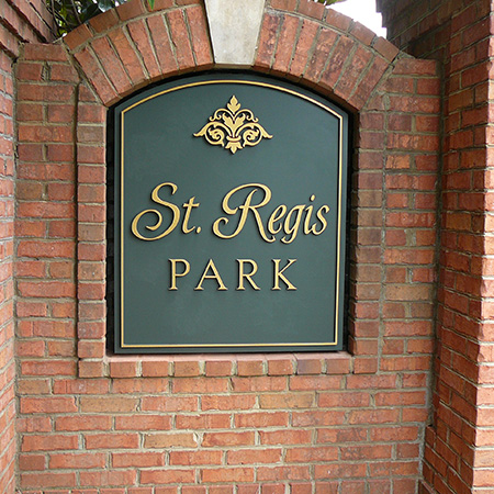 St Regis Park - Routed HDU Sign Panels (5)
