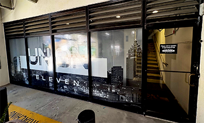 Atlanta, Georgia Apartment large scale window wrap by Marietta Signs