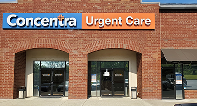 lighted exterior high visibility signage and window graphics