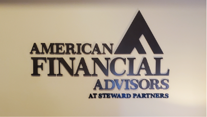 lobby-sign-dimensional-logo-american-fiancial-advisors-marietta-ga