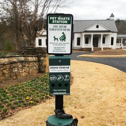 pet-waste-station-neighborhood-signage
